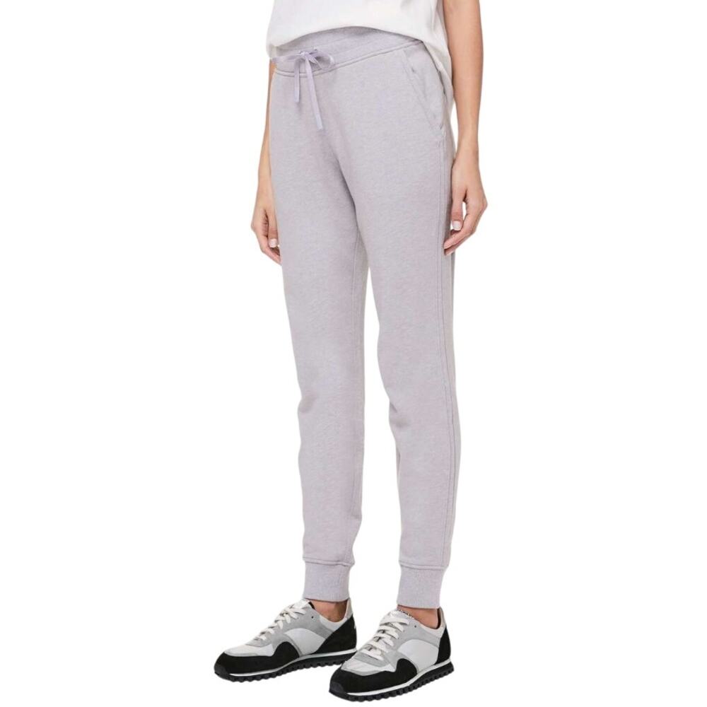 Lululemon 4 Warm Down Jogger II Pants Heathered Iced Iris Purple Active